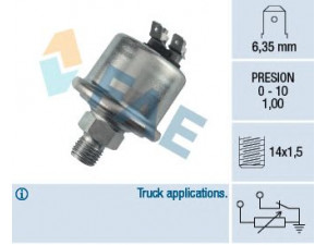 FAE 14980 siuntimo blokas, alyvos slėgis 
 Elektros įranga -> Jutikliai
275750, 368447