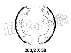 IPS Parts IBL-4191 stabdžių trinkelė 
 Stabdžių sistema -> Būgninis stabdys -> Stabdžių įdėklas/ trinkelė
44060-3J325
