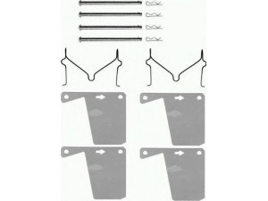 MINTEX MBA960 priedų komplektas, diskinių stabdžių trinkelės 
 Stabdžių sistema -> Diskinis stabdys -> Stabdžių dalys/priedai