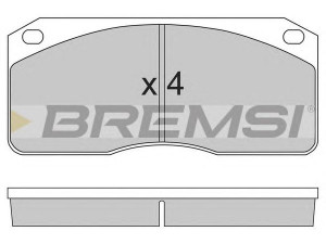 BREMSI BP7238 stabdžių trinkelių rinkinys, diskinis stabdys 
 Techninės priežiūros dalys -> Papildomas remontas
MDP5049, 6199999, 1660384, 1668053