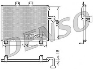 DENSO DCN06013 kondensatorius, oro kondicionierius 
 Oro kondicionavimas -> Kondensatorius
55037512AA, 55037512AE