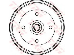 TRW DB4143 stabdžių būgnas 
 Stabdžių sistema -> Būgninis stabdys -> Stabdžių būgnas
113501615G, 113501615J