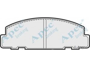 APEC braking PAD714 stabdžių trinkelių rinkinys, diskinis stabdys 
 Techninės priežiūros dalys -> Papildomas remontas
04491-87201-000, 0449187201, 0449187201000