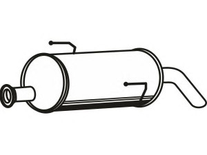 FENNO P4604 galinis duslintuvas 
 Išmetimo sistema -> Duslintuvas
1730-20