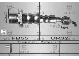 MAL? 80362 stabdžių žarnelė 
 Stabdžių sistema -> Stabdžių žarnelės
9094702781