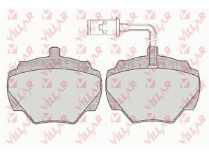 VILLAR 626.0431 stabdžių trinkelių rinkinys, diskinis stabdys 
 Techninės priežiūros dalys -> Papildomas remontas
RTC4519, RTC5762, RTC6591, STC1274