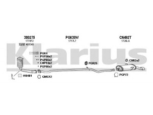 KLARIUS 180683U išmetimo sistema