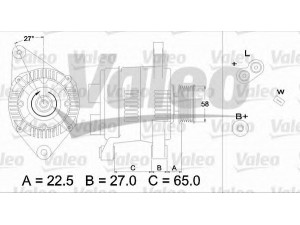 VALEO 436283 kintamosios srovės generatorius 
 Elektros įranga -> Kint. sr. generatorius/dalys -> Kintamosios srovės generatorius
7700260899, 7701352124