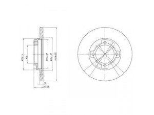 DELPHI BG3083 stabdžių diskas 
 Stabdžių sistema -> Diskinis stabdys -> Stabdžių diskas
E8BZ1125A, DA01-33-251, DA01-33-257