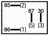 HELLA 4RA 007 813-021 relė, pagrindinė srovė