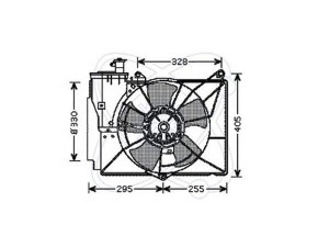 ELECTRO AUTO 32VT009 ventiliatorius, radiatoriaus 
 Aušinimo sistema -> Oro aušinimas
1636121050, 1636121080, 1636123050