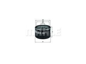 KNECHT OC 467 alyvos filtras 
 Filtrai -> Alyvos filtras
107217510700, 107217511706, 1072175184