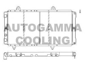 AUTOGAMMA 100026 radiatorius, variklio aušinimas 
 Aušinimo sistema -> Radiatorius/alyvos aušintuvas -> Radiatorius/dalys
59015556, 5969172, 7707251, ZF05931556