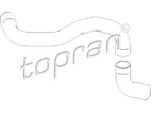 TOPRAN 407 862 kompresoriaus padavimo žarna 
 Išmetimo sistema -> Turbokompresorius
901 528 35 82, 901 528 47 82S