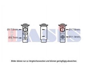 AKS DASIS 840205N išsiplėtimo vožtuvas, oro kondicionavimas
38307384
