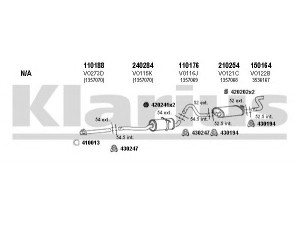 KLARIUS 960156E išmetimo sistema 
 Išmetimo sistema -> Išmetimo sistema, visa