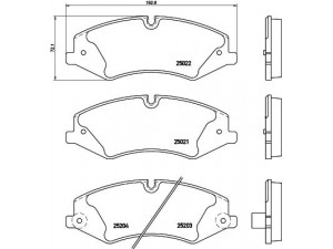 HELLA PAGID 8DB 355 015-551 stabdžių trinkelių rinkinys, diskinis stabdys 
 Techninės priežiūros dalys -> Papildomas remontas
LR016962, LR021253, LR026220, LR032063