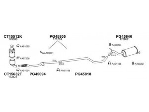 VENEPORTE 450517 išmetimo sistema 
 Išmetimo sistema -> Išmetimo sistema, visa