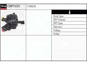 DELCO REMY DSP550 hidraulinis siurblys, vairo sistema 
 Vairavimas -> Vairo pavara/siurblys