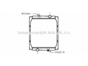 AVA QUALITY COOLING RE2051 radiatorius, variklio aušinimas 
 Aušinimo sistema -> Radiatorius/alyvos aušintuvas -> Radiatorius/dalys
5010140360, 5010230826