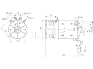 MAHLE ORIGINAL MM 243 elektrovariklis