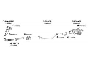 VENEPORTE 580048 išmetimo sistema 
 Išmetimo sistema -> Išmetimo sistema, visa