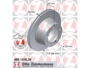 ZIMMERMANN 460.1516.20 stabdžių diskas 
 Dviratė transporto priemonės -> Stabdžių sistema -> Stabdžių diskai / priedai
951 352 041 02