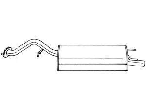 AKS DASIS SG65658 galinis duslintuvas