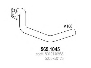 ASSO 565.1045 išleidimo kolektorius
5000750125, 5010140956