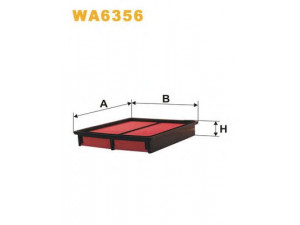 WIX FILTERS WA6356 oro filtras 
 Techninės priežiūros dalys -> Techninės priežiūros intervalai
360, G60113Z40, JE1513Z40, JE1513Z409A