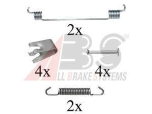 A.B.S. 0794Q priedų komplektas, stabdžių trinkelės 
 Stabdžių sistema -> Būgninis stabdys -> Dalys/priedai
6530794