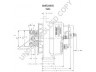 PRESTOLITE ELECTRIC 8MR2085K kintamosios srovės generatorius
4417589, 92497
