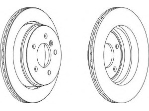 FERODO DDF1581 stabdžių diskas 
 Dviratė transporto priemonės -> Stabdžių sistema -> Stabdžių diskai / priedai
34211166165