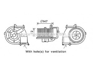 AVA QUALITY COOLING RT8593 elektrovariklis, vidinis pūtiklis 
 Šildymas / vėdinimas -> Orpūtė/dalys
7701045554