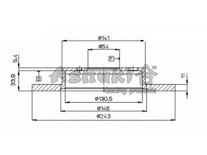 ASHUKI 0990-2302 stabdžių diskas 
 Stabdžių sistema -> Diskinis stabdys -> Stabdžių diskas
0 986 478 221/BOSCH, 08.3110.10/BREMBO