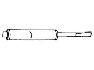 AKS DASIS SG12655 galinis duslintuvas