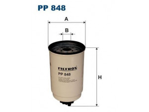 FILTRON PP848 kuro filtras 
 Techninės priežiūros dalys -> Papildomas remontas
D206, 5020307, 6164913, 6202100