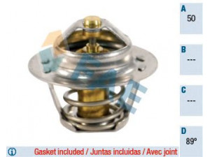 FAE 5205089 termostatas, aušinimo skystis 
 Aušinimo sistema -> Termostatas/tarpiklis -> Thermostat
21200-00QAA, 4408334, 77 00 272 554