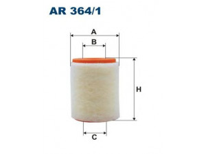 FILTRON AR364/1 oro filtras 
 Filtrai -> Oro filtras
1600940104, 0009997V001, 1600940104
