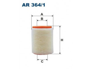 FILTRON AR364/1 oro filtras 
 Techninės priežiūros dalys -> Techninės priežiūros intervalai
1600940104, 0009997V001, 1600940104