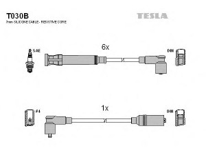 TESLA T030B uždegimo laido komplektas 
 Kibirkšties / kaitinamasis uždegimas -> Uždegimo laidai/jungtys
12121270550, 12121705715, 12121705716