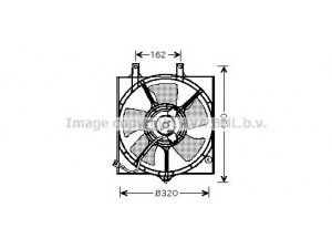 AVA QUALITY COOLING DN7522 ventiliatorius, radiatoriaus 
 Aušinimo sistema -> Oro aušinimas
921209F510