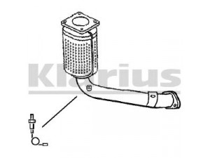 KLARIUS 380275 katalizatoriaus keitiklis 
 Išmetimo sistema -> Katalizatoriaus keitiklis
1731P2, 1731P2, 1731P2
