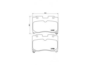 BREMBO P 83 090 stabdžių trinkelių rinkinys, diskinis stabdys 
 Techninės priežiūros dalys -> Papildomas remontas
0446514150, 0446520100, 044912B040