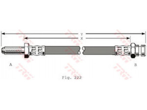 TRW PHB195 stabdžių žarnelė 
 Stabdžių sistema -> Stabdžių žarnelės
0004280235, 0004286835, 0004287635