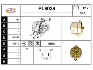 SNRA PL8028 kintamosios srovės generatorius