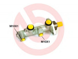 BREMBO M 52 004 pagrindinis cilindras, stabdžiai 
 Stabdžių sistema -> Pagrindinis stabdžių cilindras
GMC194, GMC199, GMC232, 24212017073