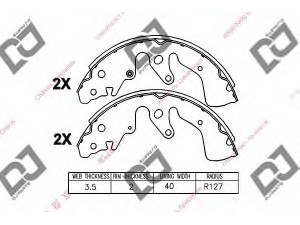 DJ PARTS BS1404 stabdžių trinkelių komplektas 
 Techninės priežiūros dalys -> Papildomas remontas
5320065J00, 5320065J00000, 5320065J01