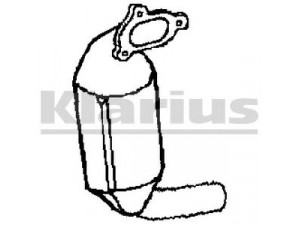 KLARIUS 322245 katalizatoriaus keitiklis 
 Išmetimo sistema -> Katalizatoriaus keitiklis
854597, 93187876, 854597, 93187876