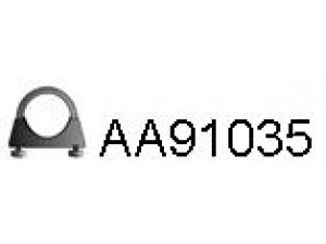 VENEPORTE AA91035 spaustukas, išmetimo sistema 
 Išmetimo sistema -> Surinkimo dalys -> Atskiros surinkimo dalys -> Užveržimo elementas